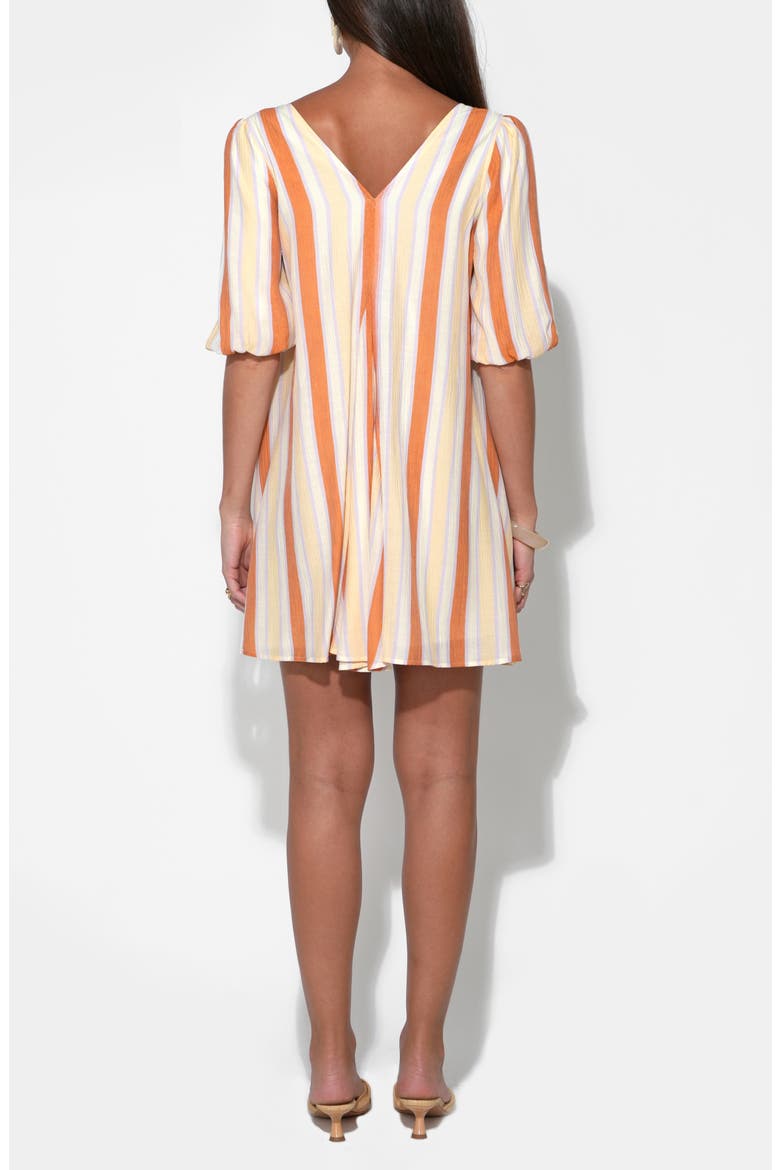 Aurora Stripe Long Sleeve Minidress