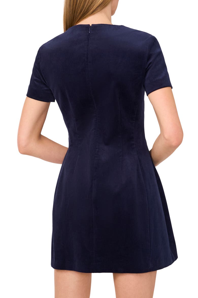 Stretch Cotton Corduroy Minidress