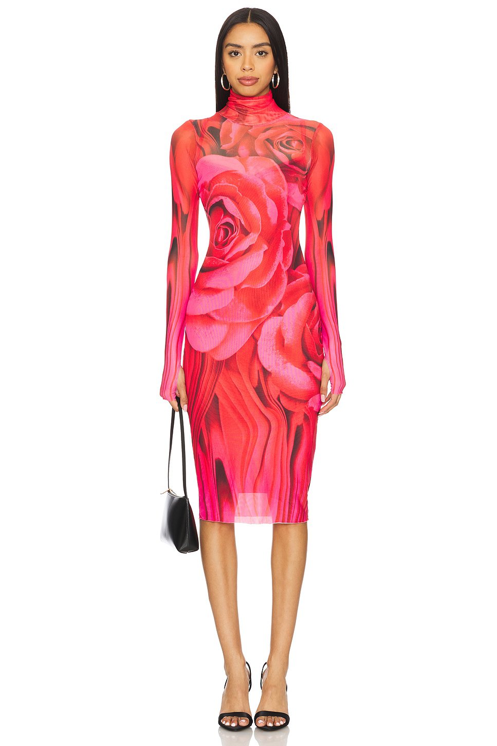 AFRM Shona Dress in Organic Rose - Image 1