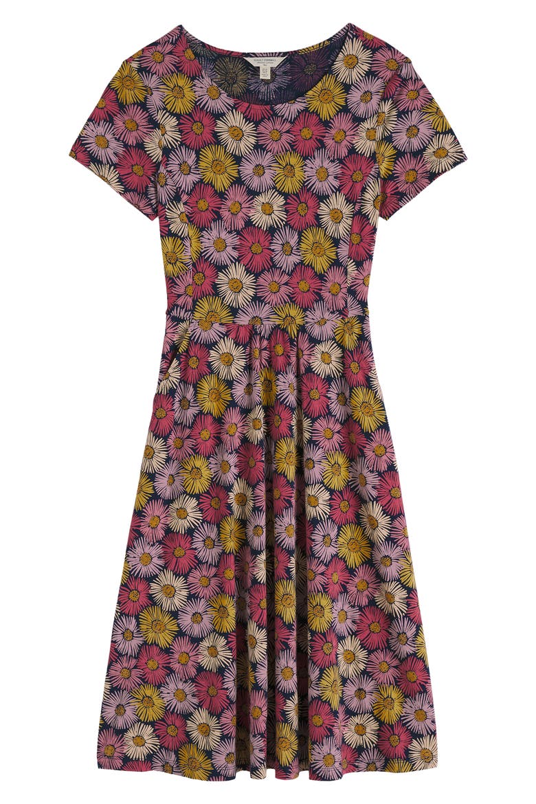 April Stretch Organic Cotton Fit & Flare Dress