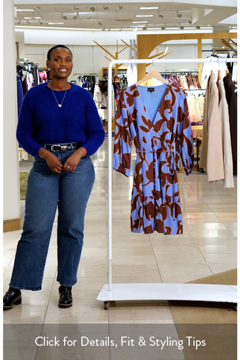 Briley Floral Print Long Sleeve Minidress