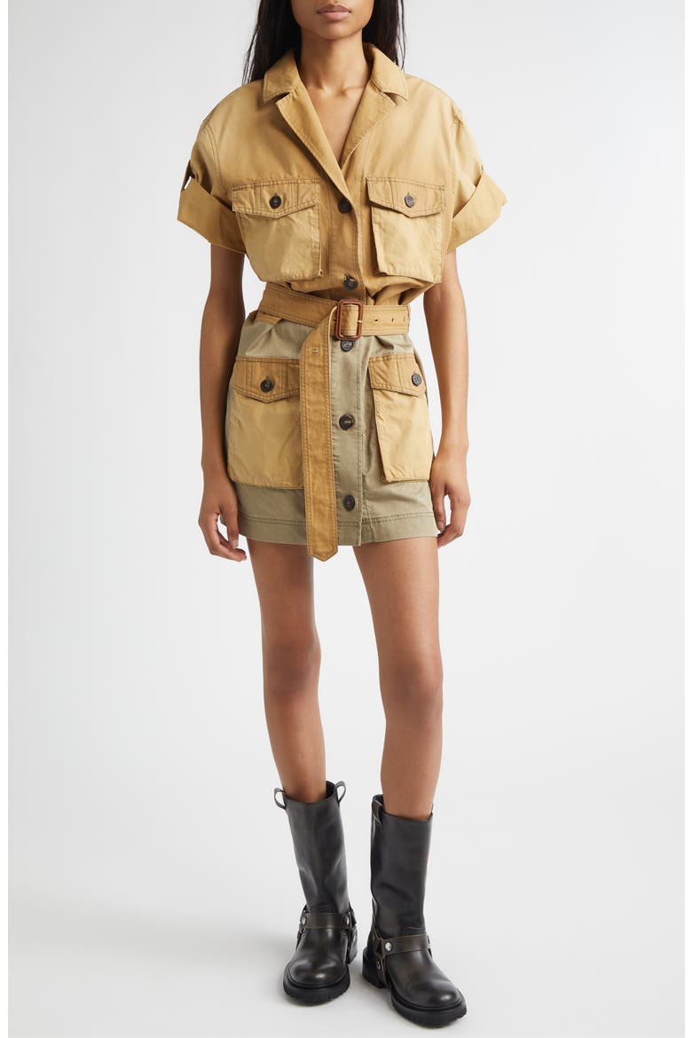 Journey Pamela Saharian Cotton Mini Shirtdress