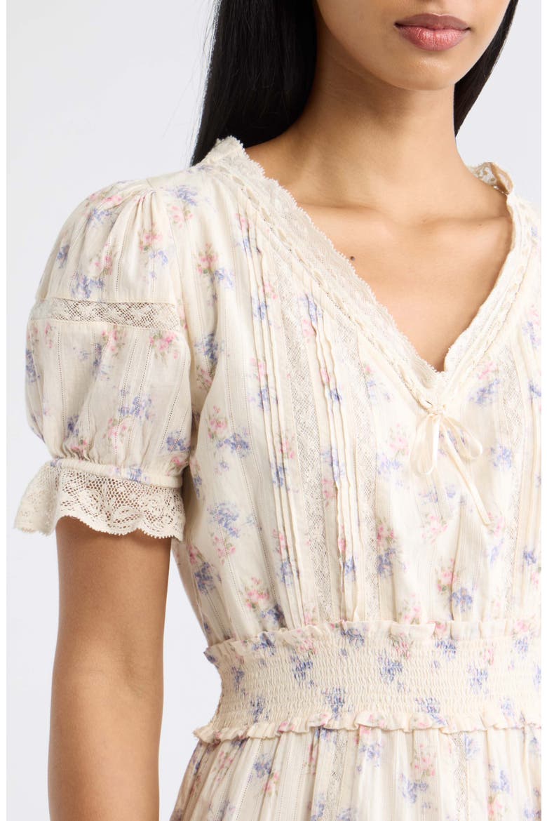 Devella Lace Trim Minidress