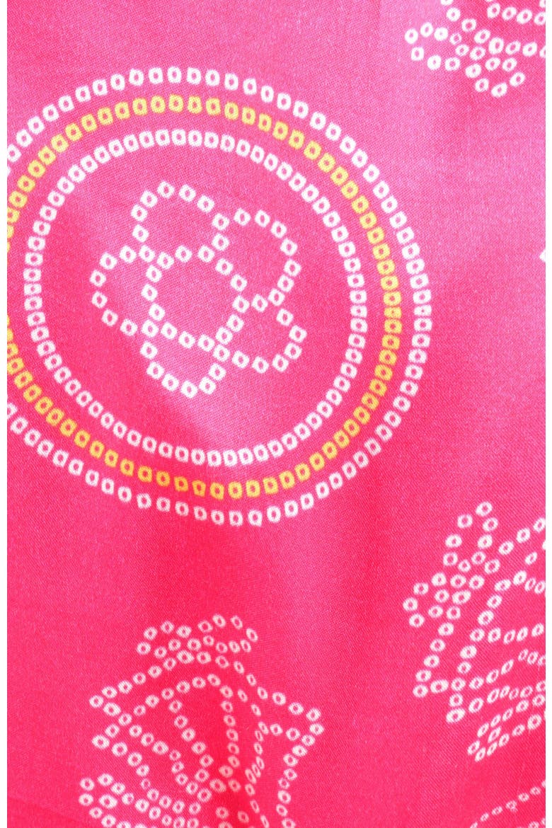Isla Bandhani Wrap Dress