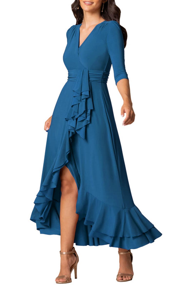 Veronica Ruffle Evening Gown