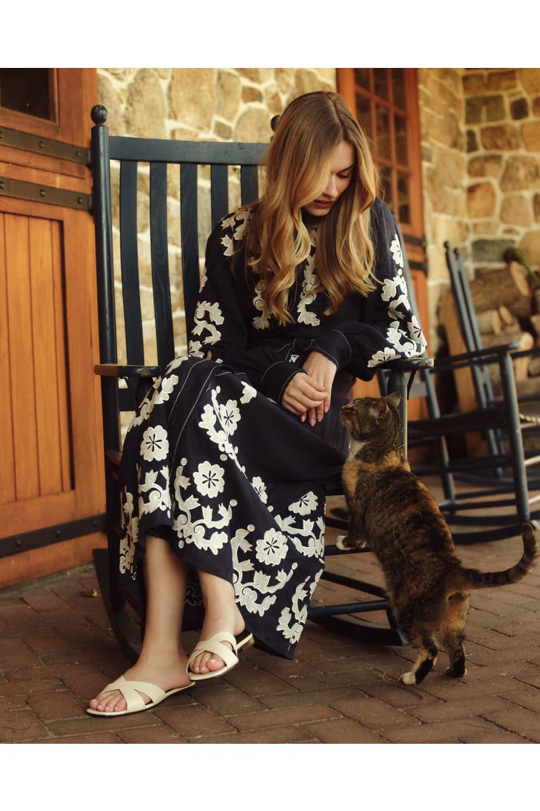 Ophelia Linen Midi Dress