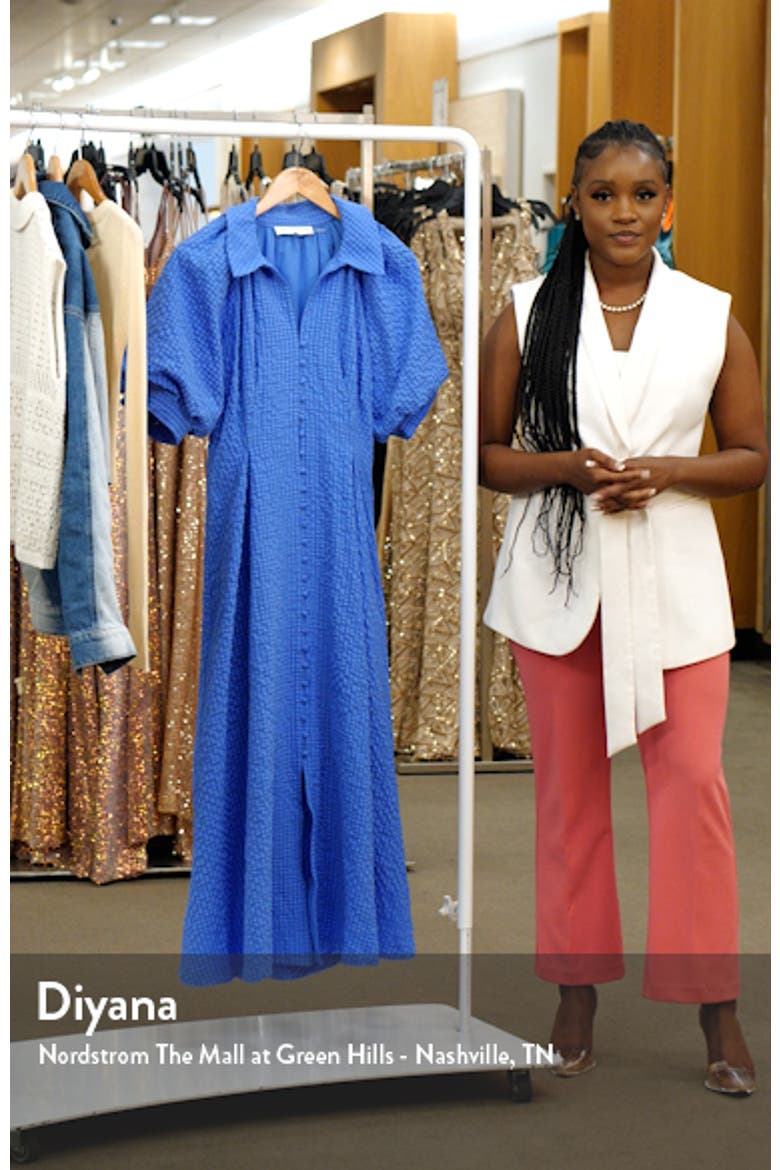 Button Front Maxi Dress