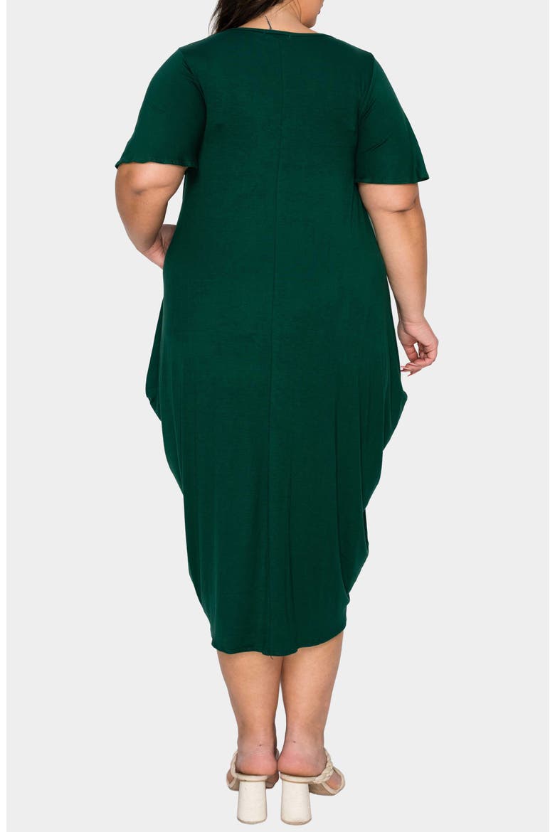 Liz Flutter Sleeve Midi Dress
