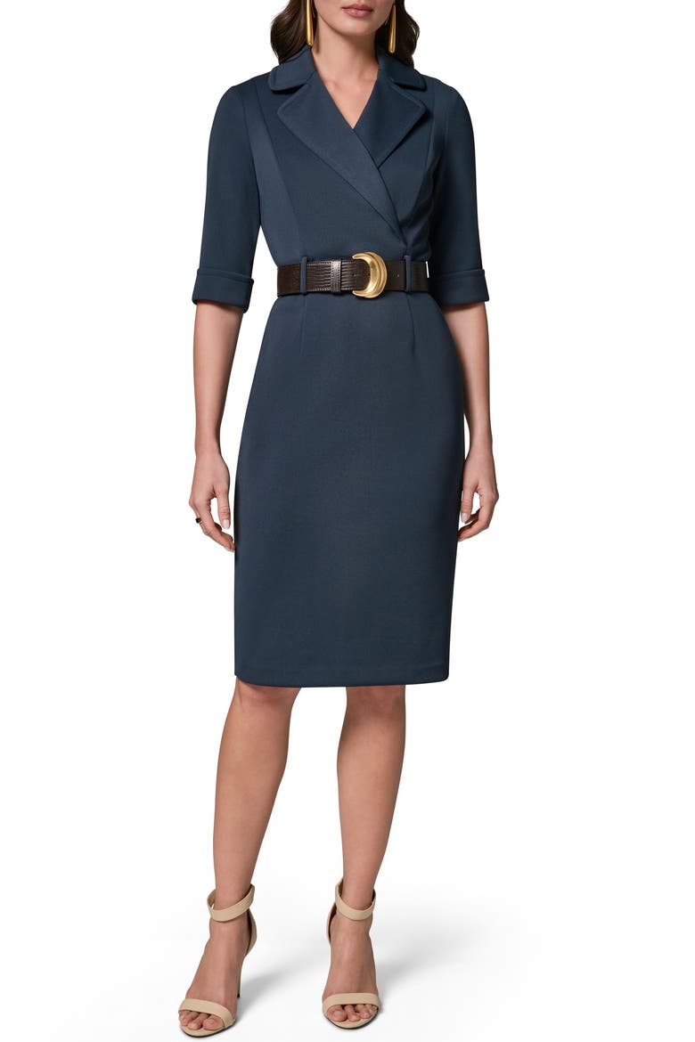 Belted Sheath Dress