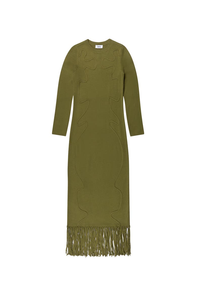 Applique Knit Maxi Dress