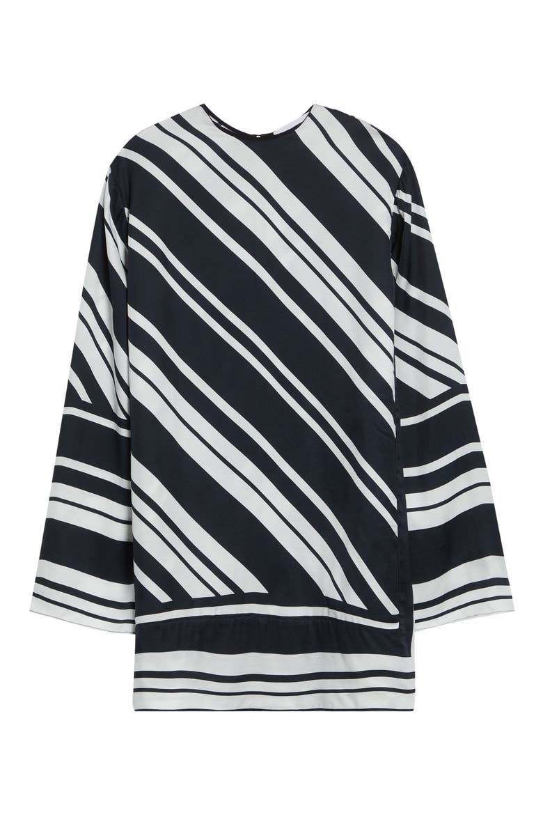 The Leni Striped Long Sleeve Minidress