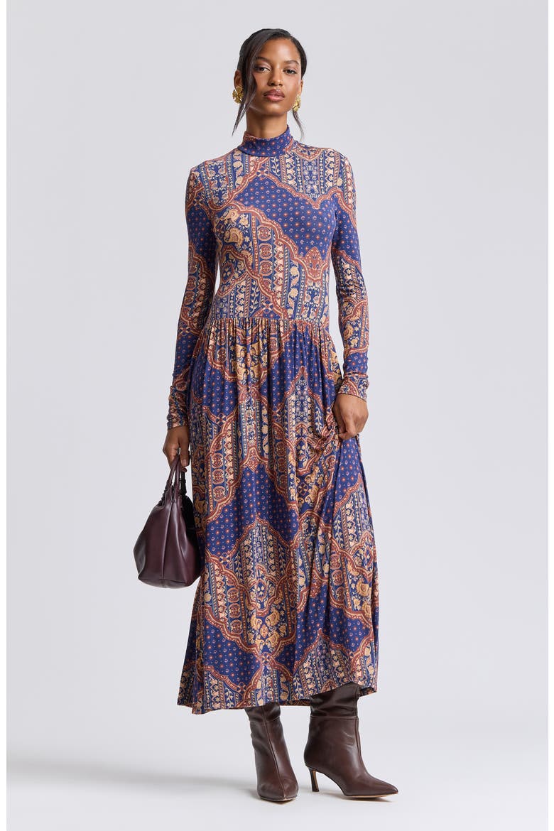 Long Sleeve Jersey Maxi Dress