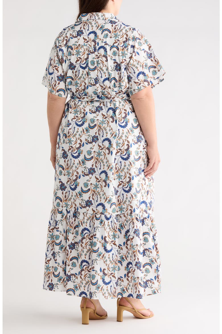 Ralston Floral Cotton Maxi Shirtdress