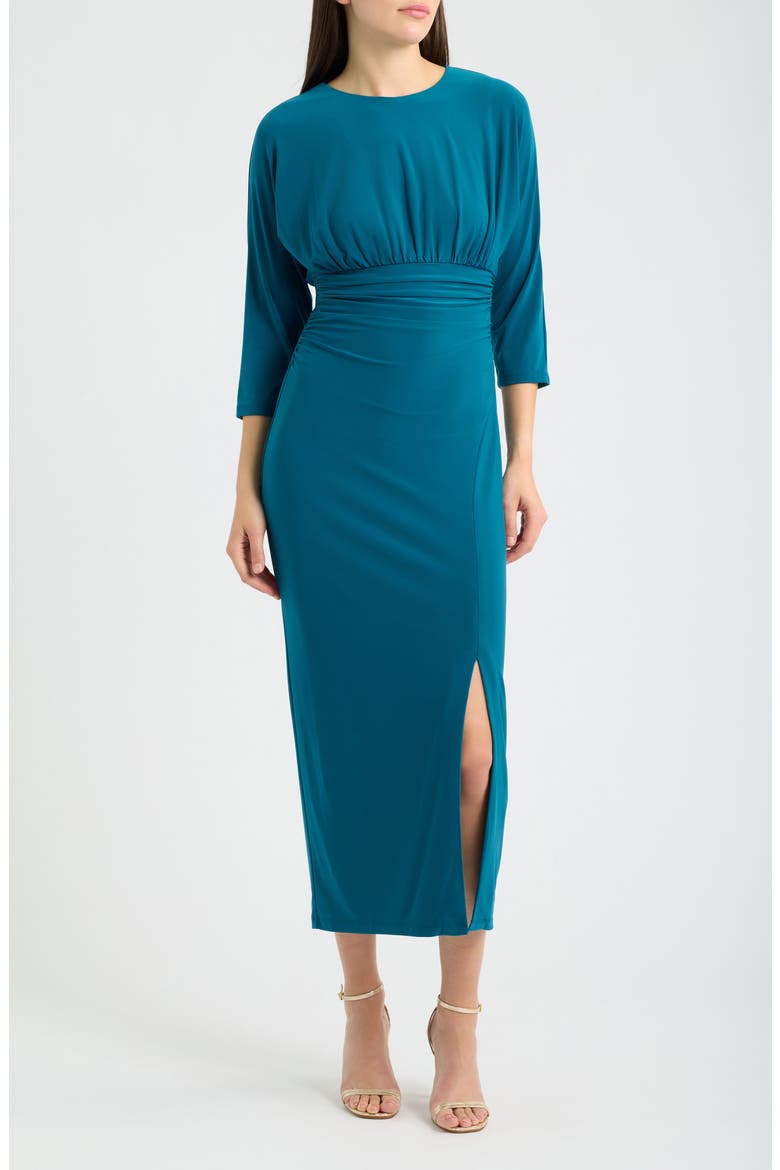Ity Tucked Dolman Sleeve Dress
