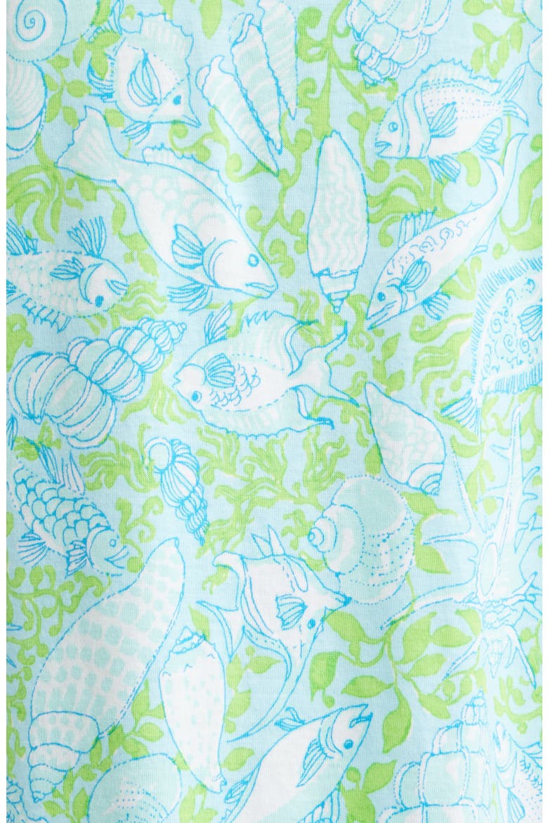 Cody Print Ladder Stitch Dress
