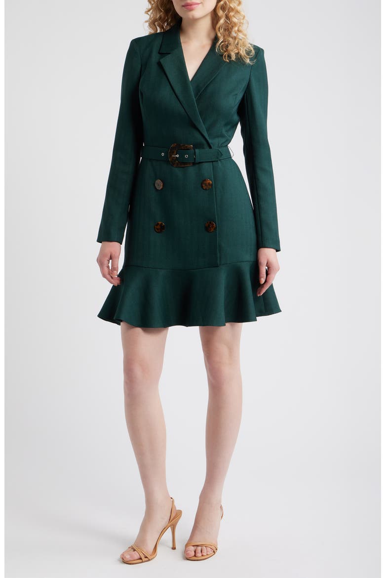 Long Sleeve Blazer Dress