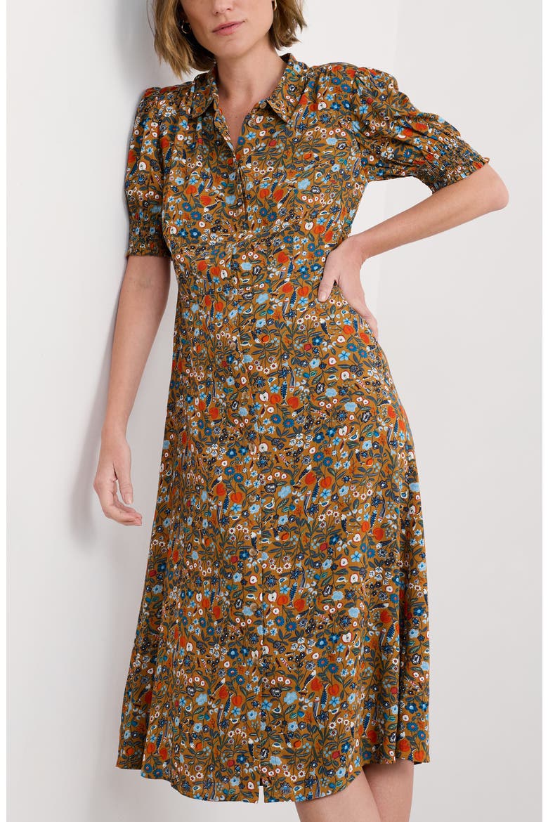 Bridget Print A-Line Shirtdress