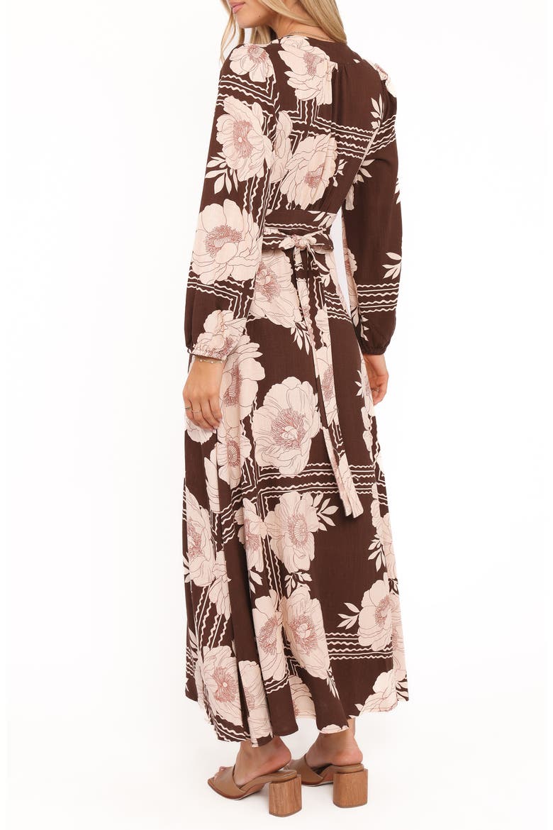 Safia Faux Wrap Midi Dress