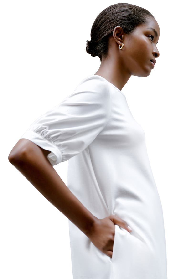 Olivia Mixed Media Midi Dress