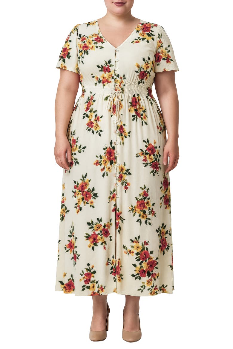 Floral Midi Shirtdress
