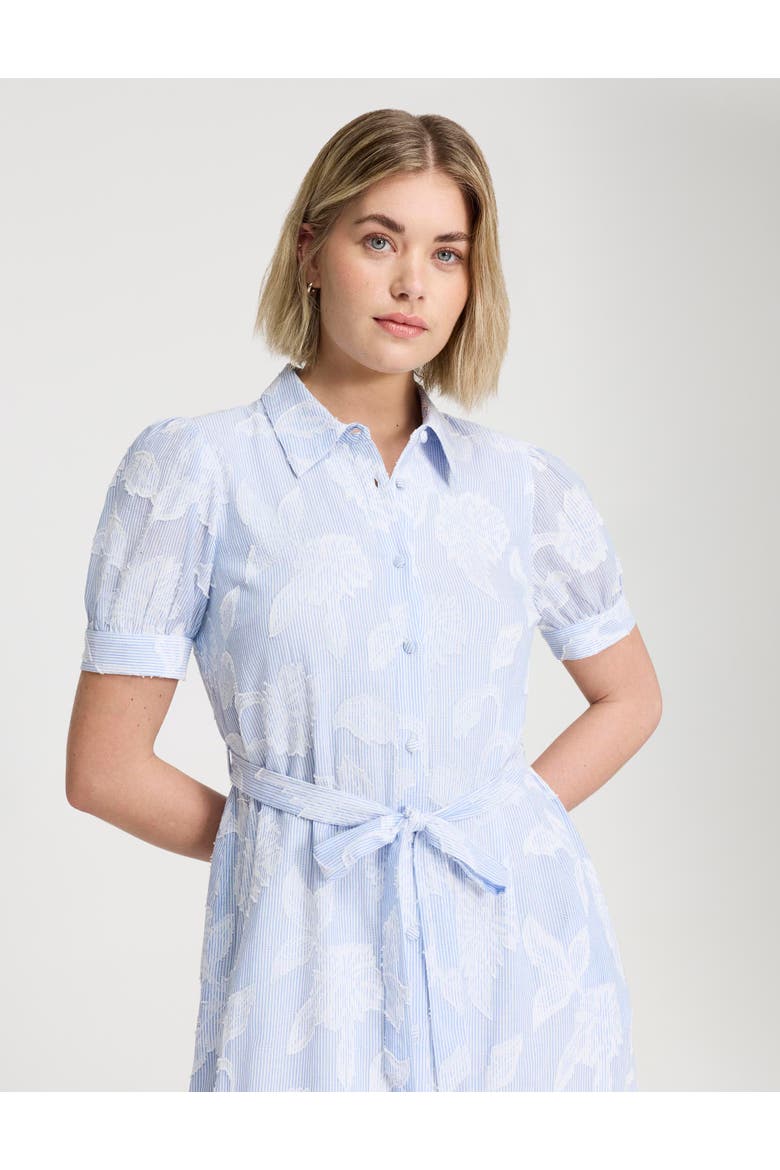 Mariah Tie Waist Midi Shirt Dress
