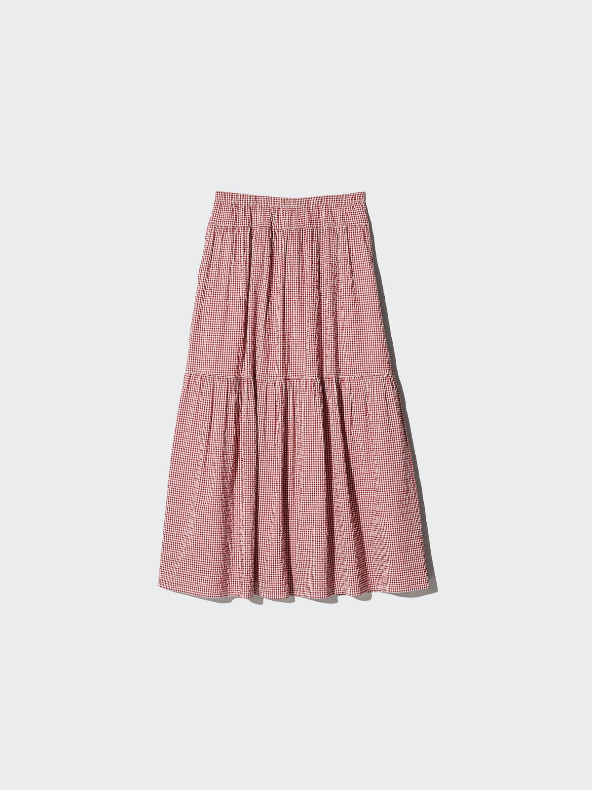 Tiered Maxi Skirt | Gingham