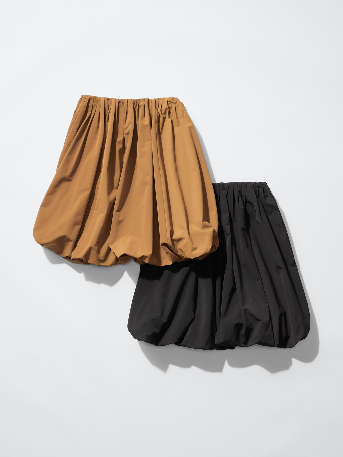 Balloon Gather Midi Skirt