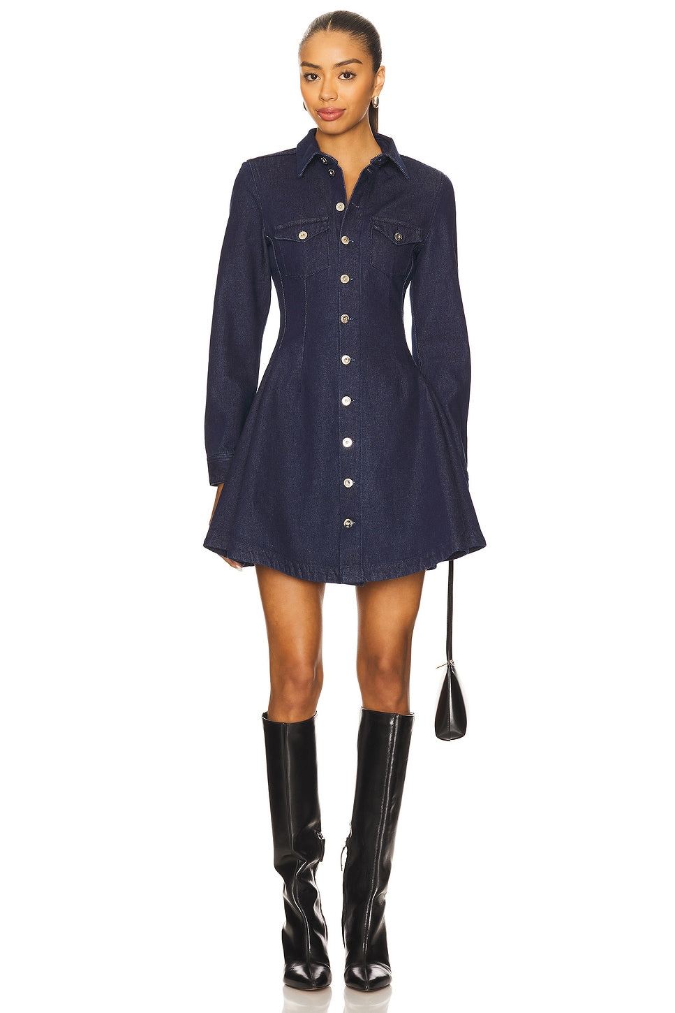 Long Sleeve Mini Shirt Dress Marques ' Almeida