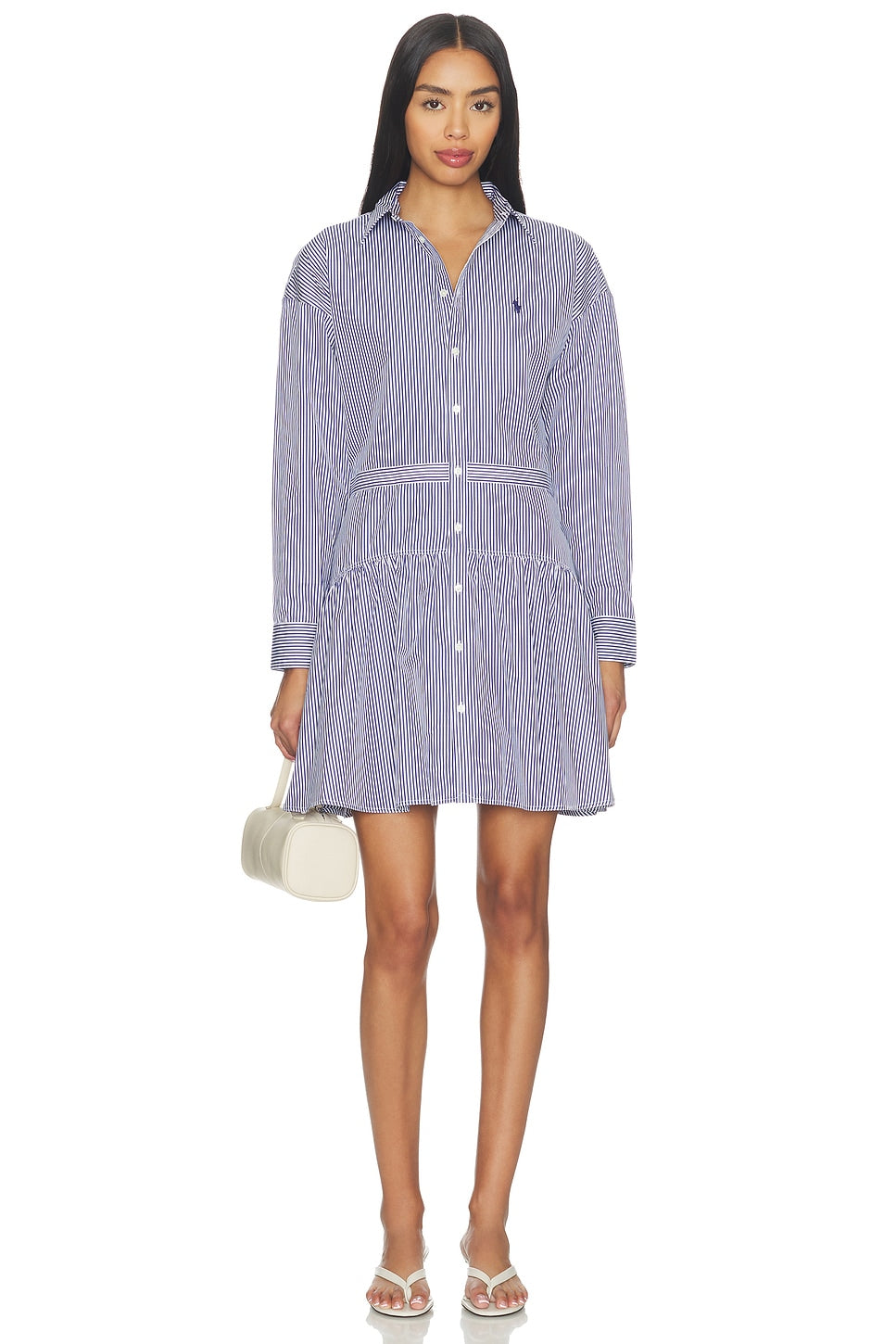 Collared Long Sleeve Dress Polo Ralph Lauren