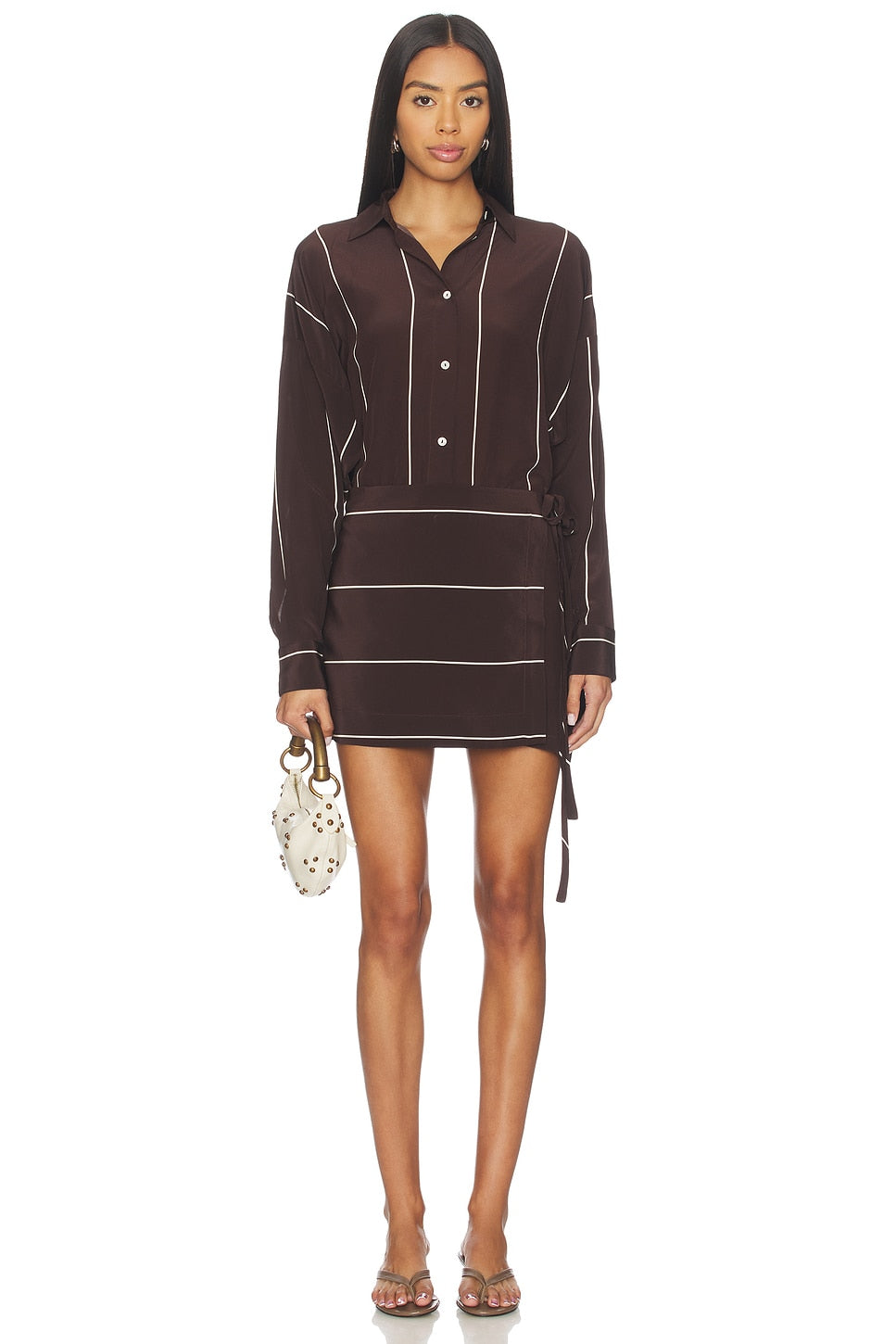 Orta Silk Mini Dress Bondi Born