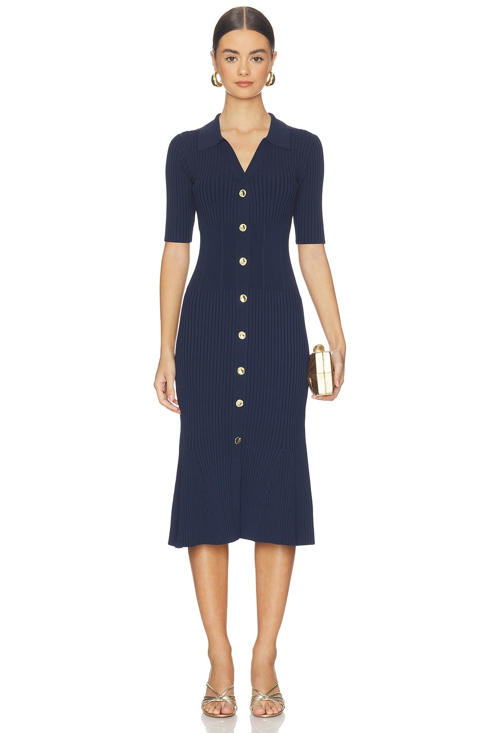 The Indra Midi Dress Herve Leger