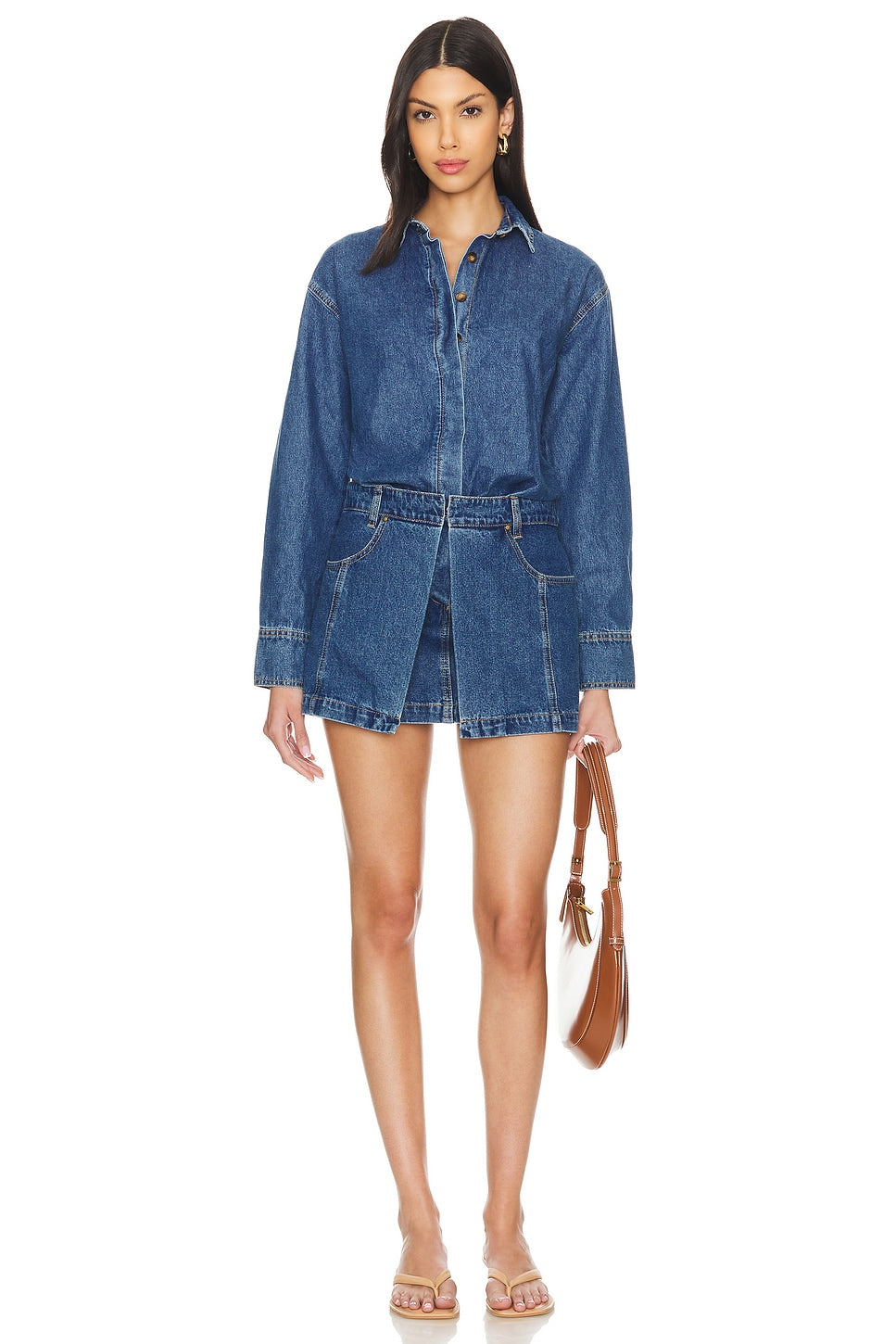 Overturn Denim Mini Dress is Sold Out