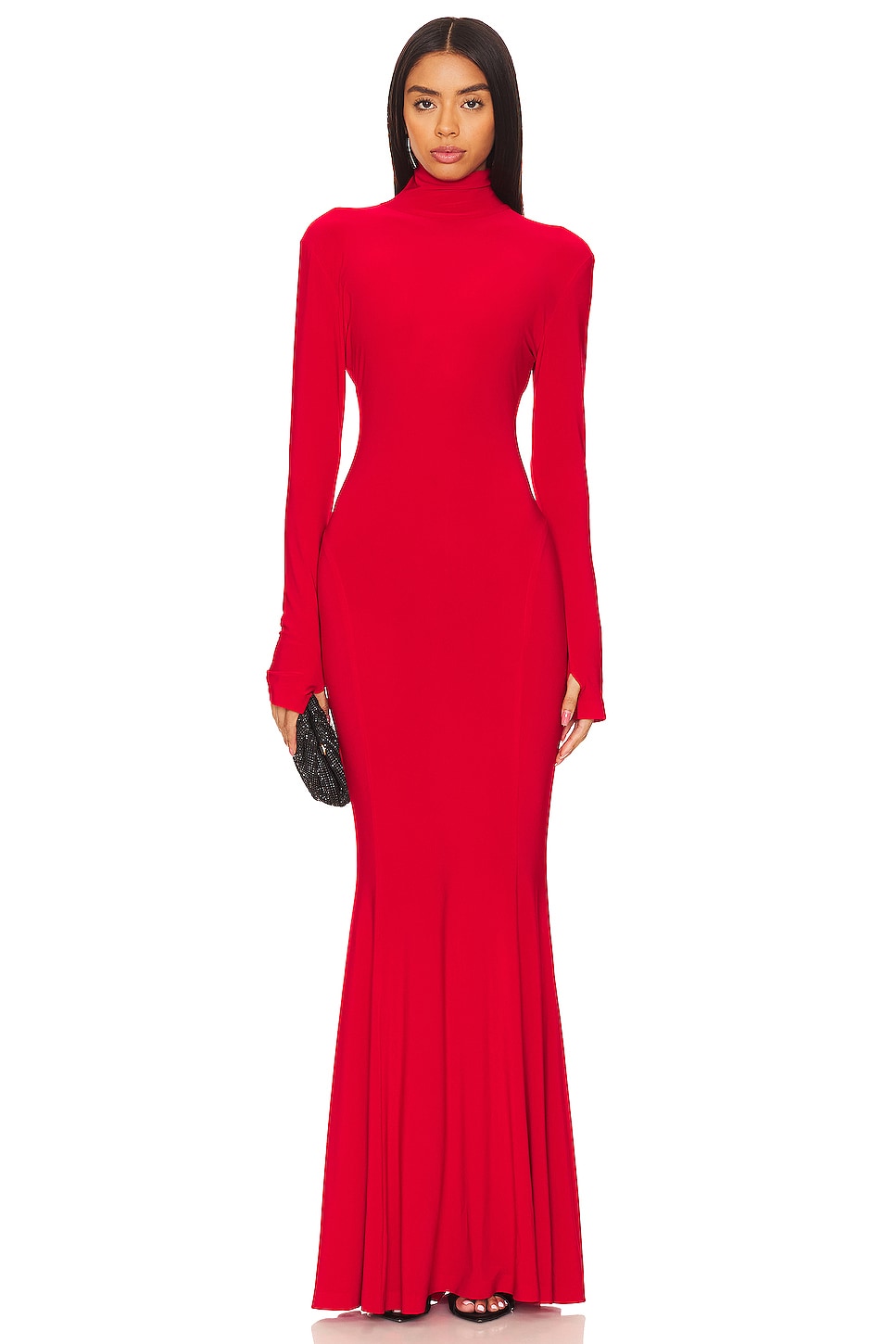x REVOLVE Turtle Fishtail Gown Norma Kamali