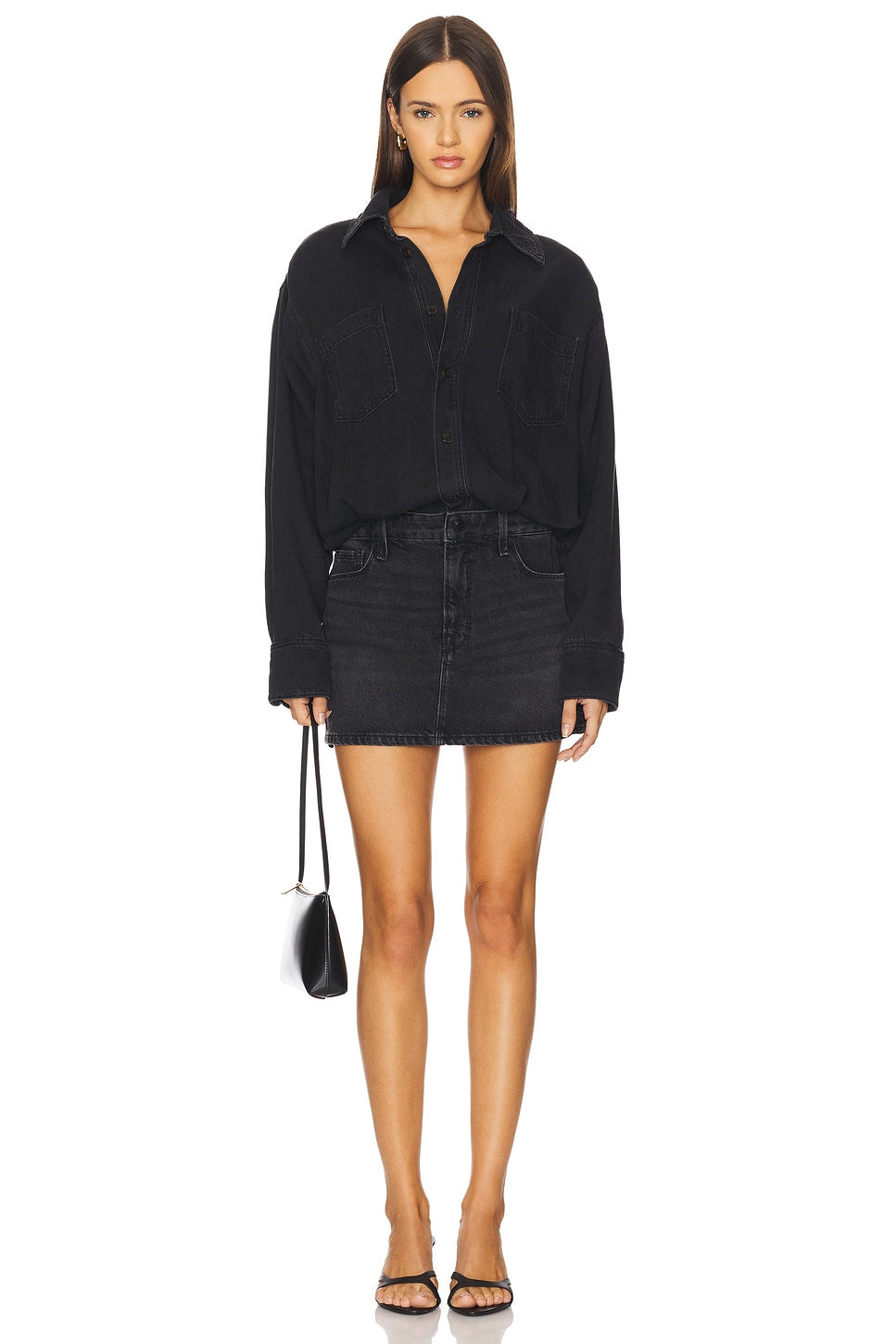 Denim Shirt Dress Good American