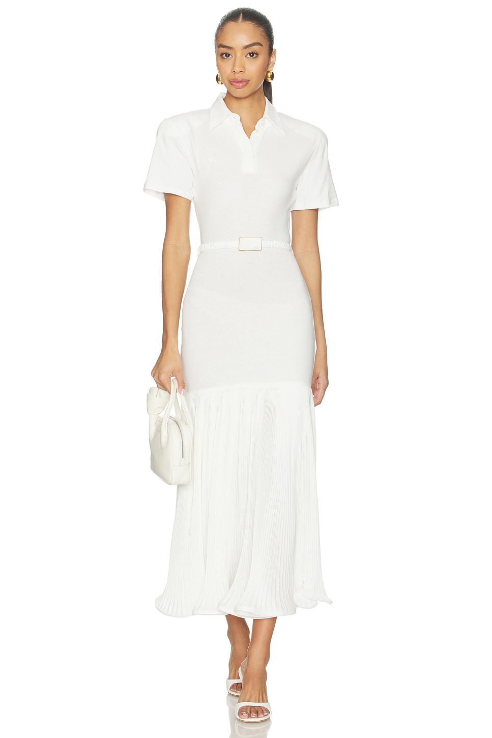 Polo Dress With Pleated Skirt Rowen Rose