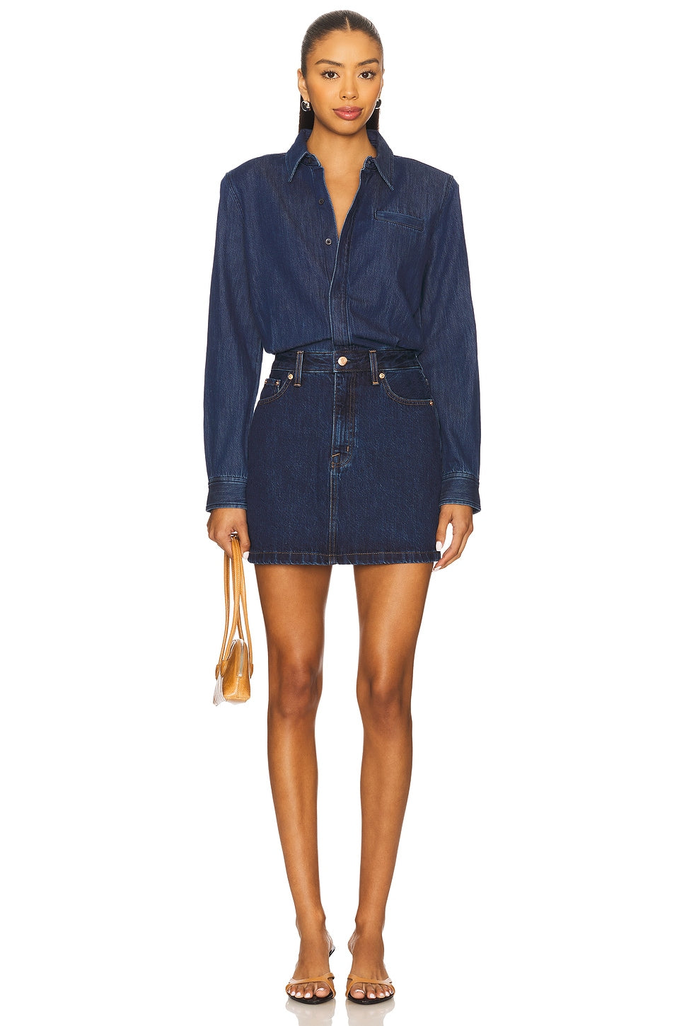 Pixie Mix Media Mini Dress PISTOLA