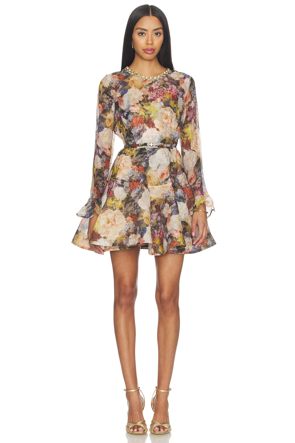 Alchemy Peplum Mini Dress Zimmermann