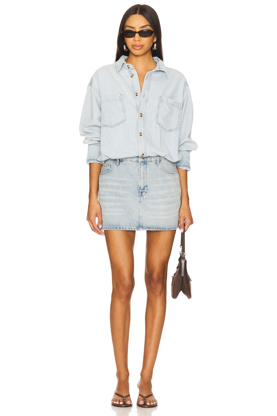 Denim Shirt Dress Good American