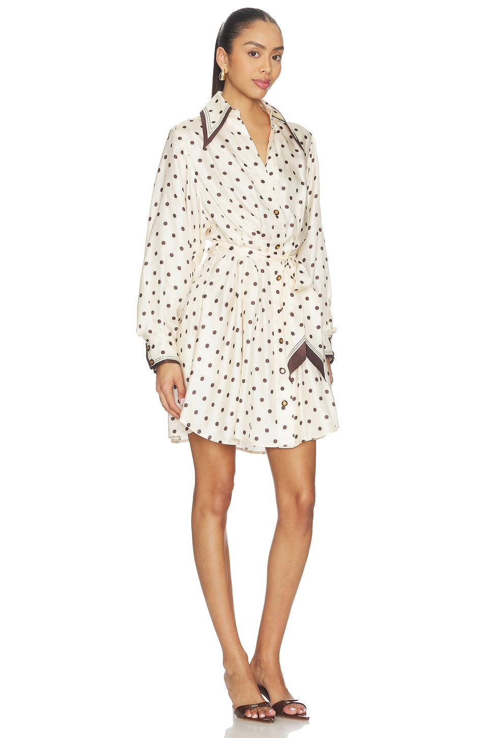 Dot Tuck Mini Dress Zimmermann