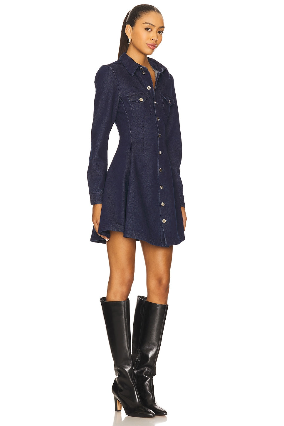 Long Sleeve Mini Shirt Dress Marques ' Almeida