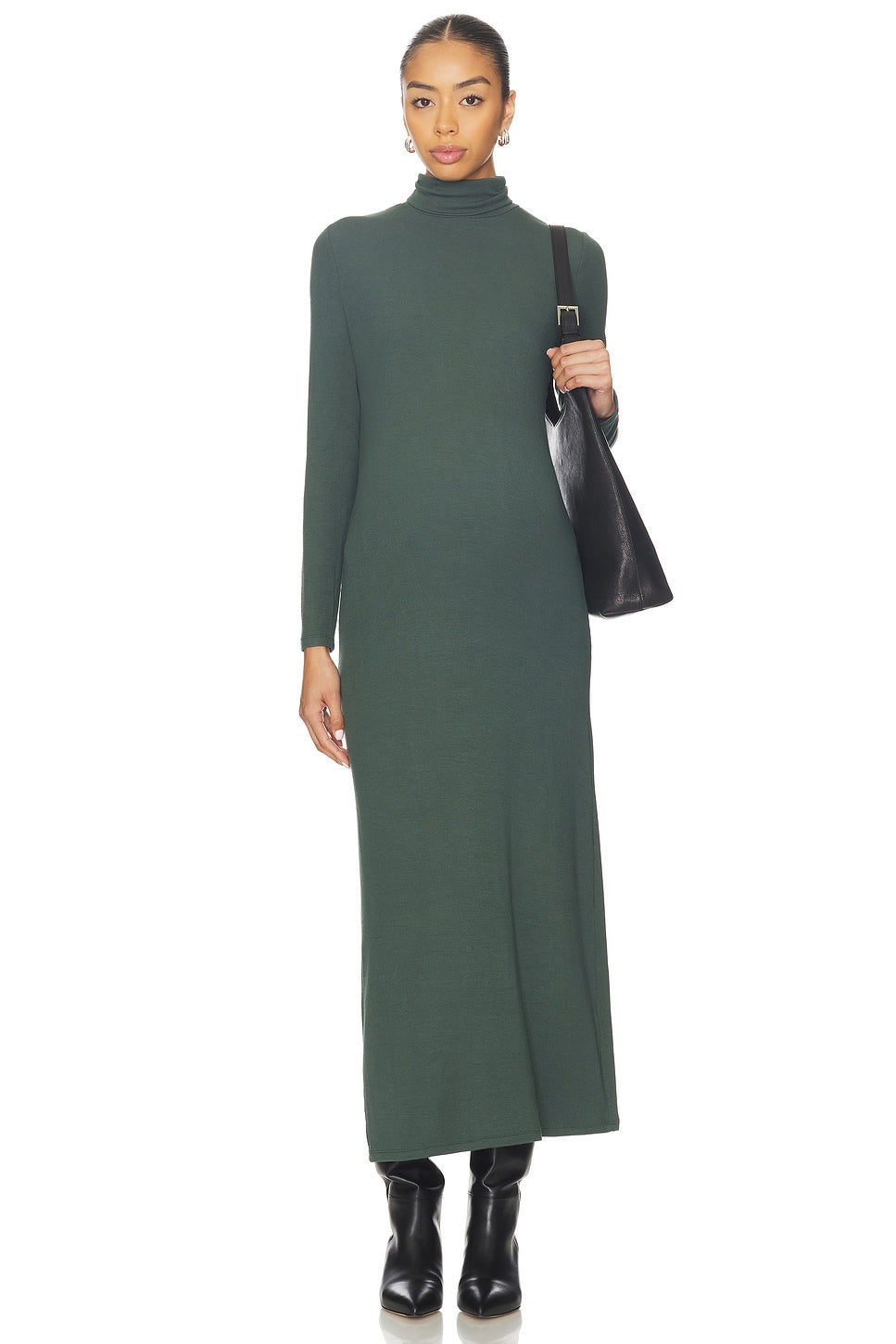 The Softest Rib Turtleneck Dress HATCH