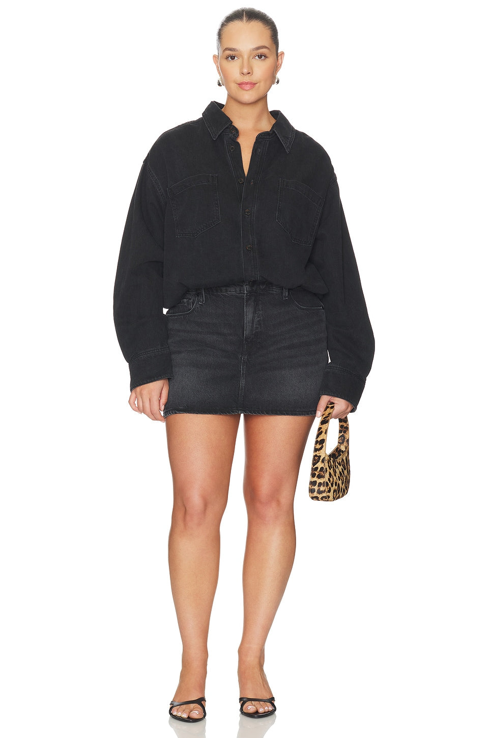 Denim Shirt Dress Good American