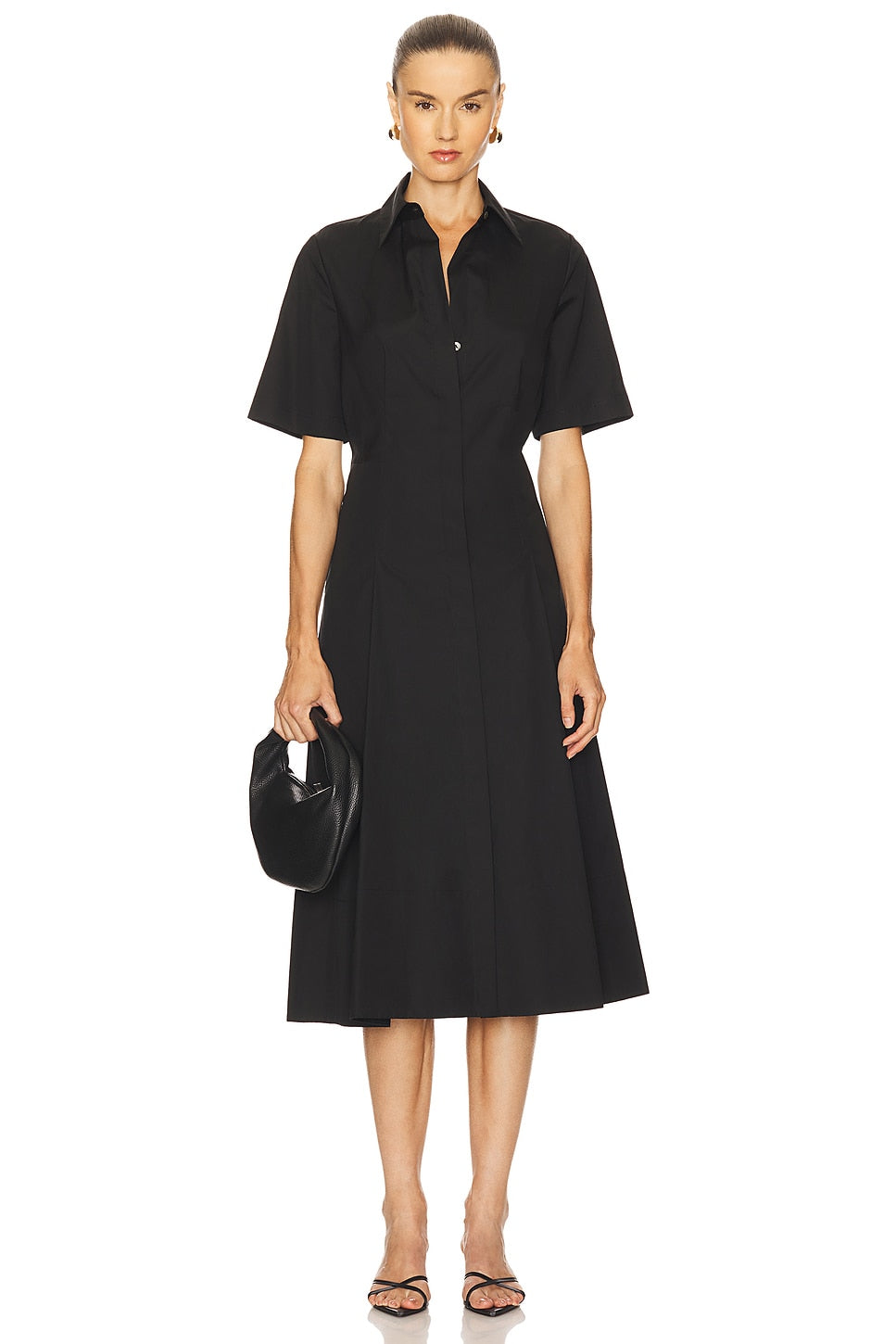 Short Sleeve Shirt Dress Vince