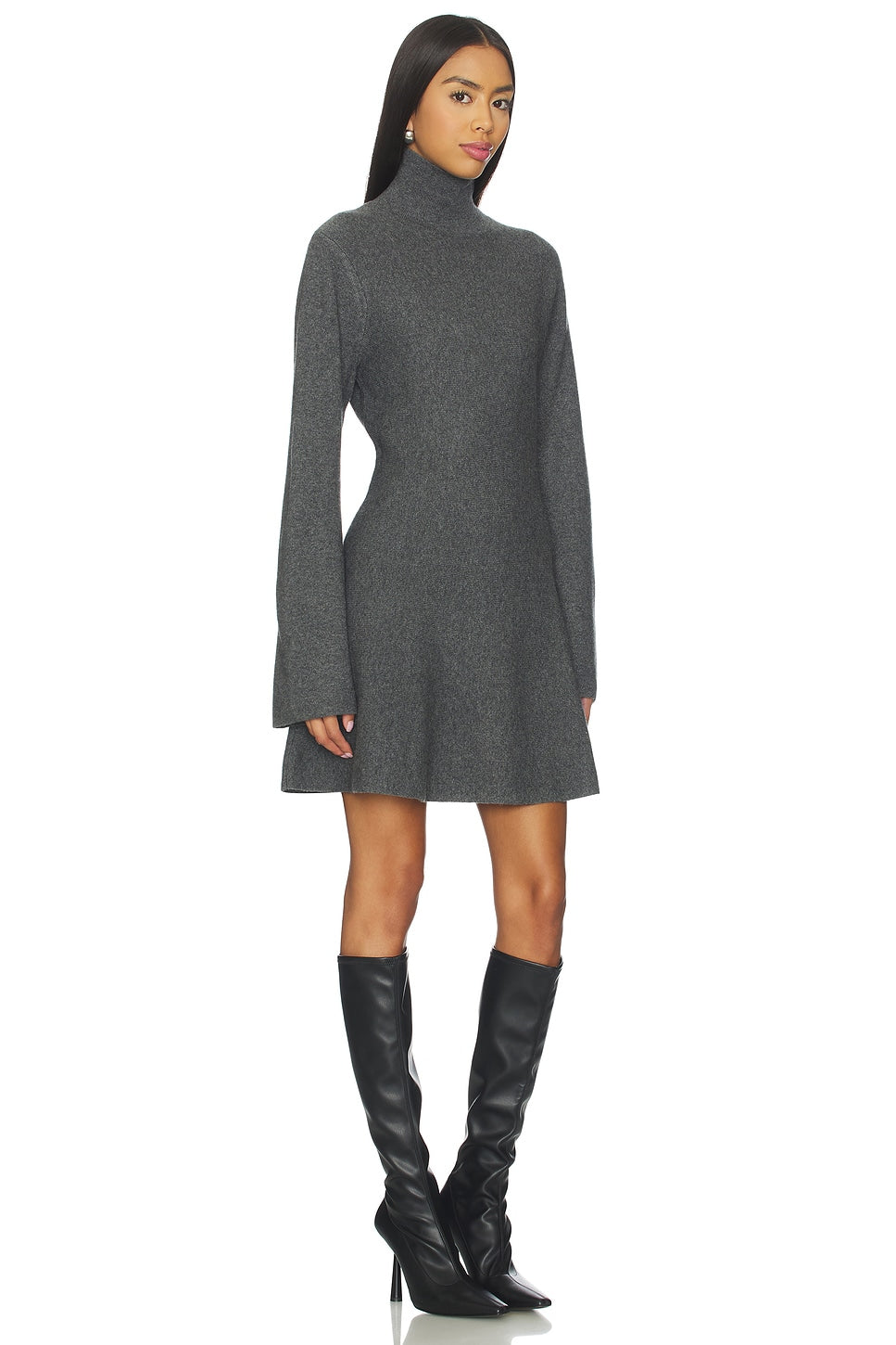 Cashmino Mini Turtleneck Dress NAADAM