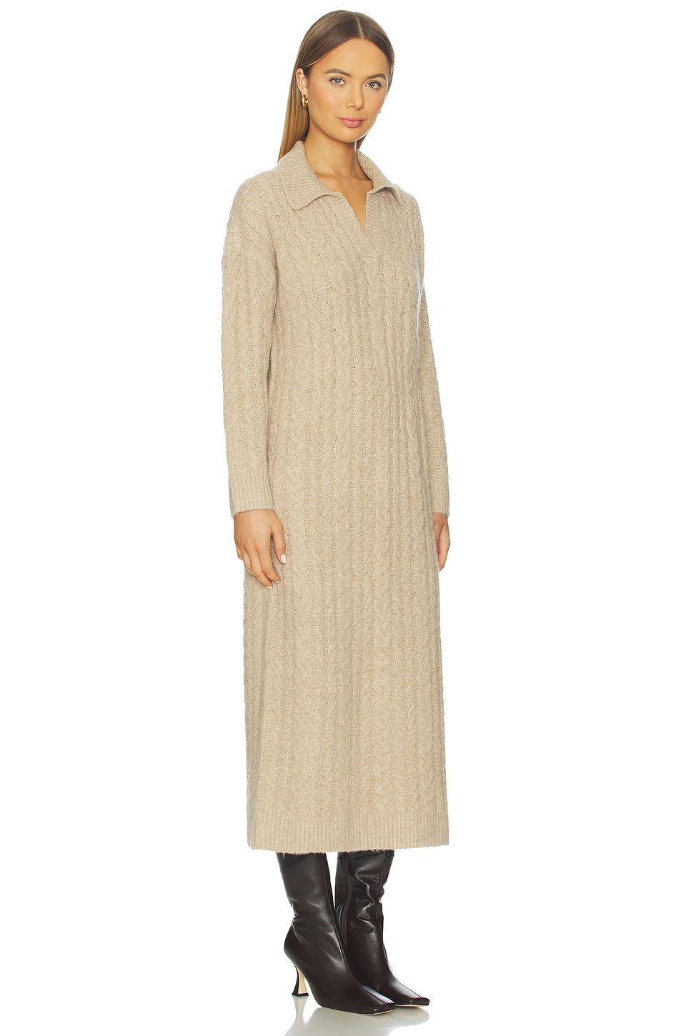 Emila Maxi Dress Line & Dot