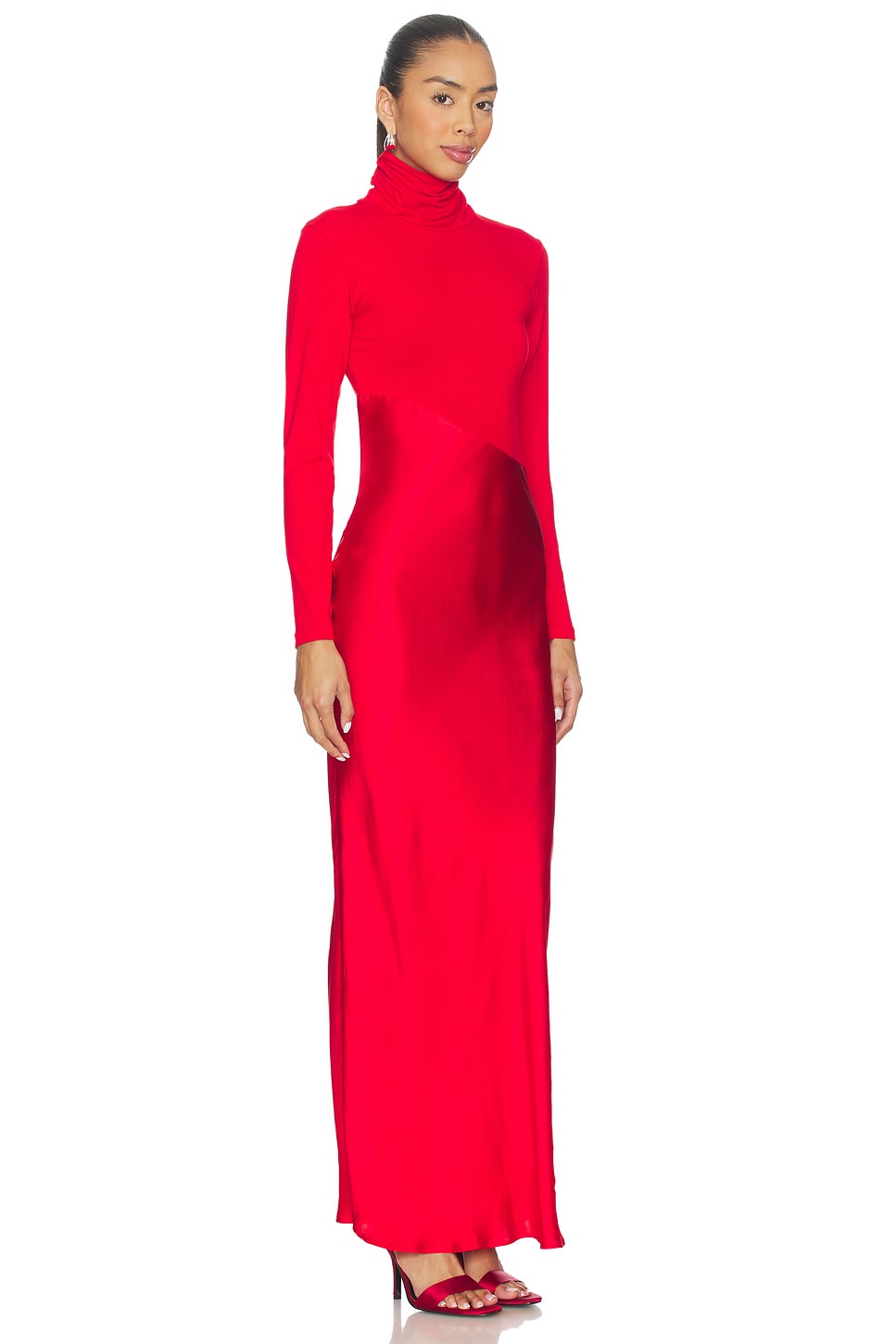 Asymmetric Split Maxi Dress SWF