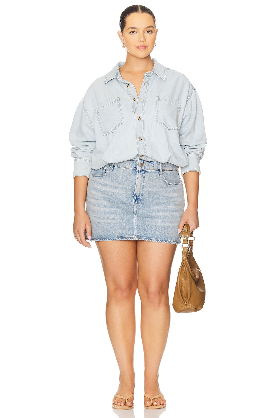 Denim Shirt Dress Good American