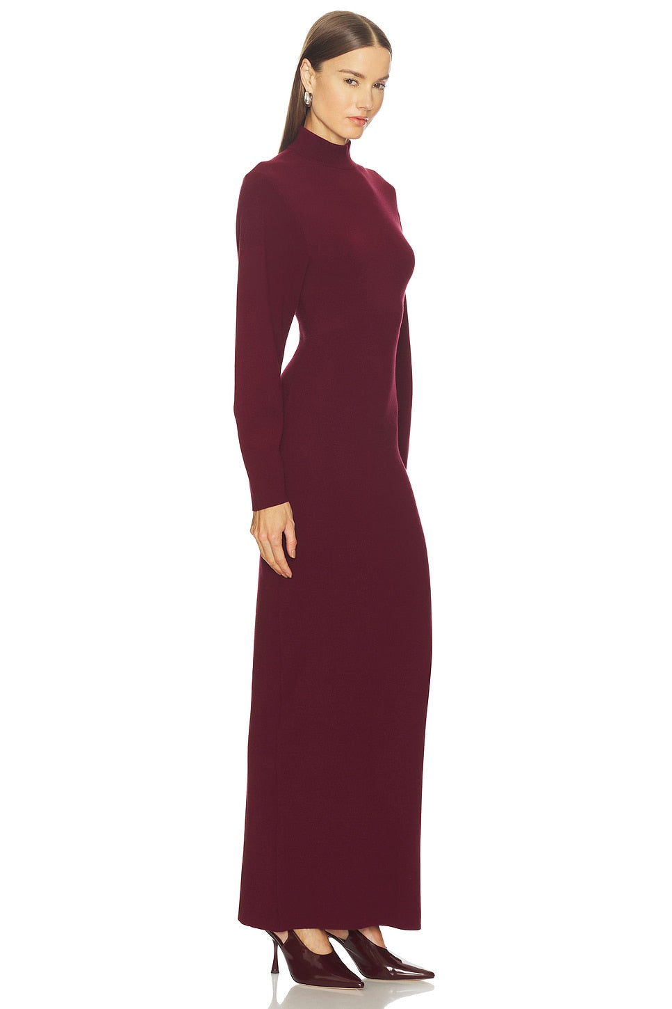 Gloria Mock Neck Maxi Dress SRG