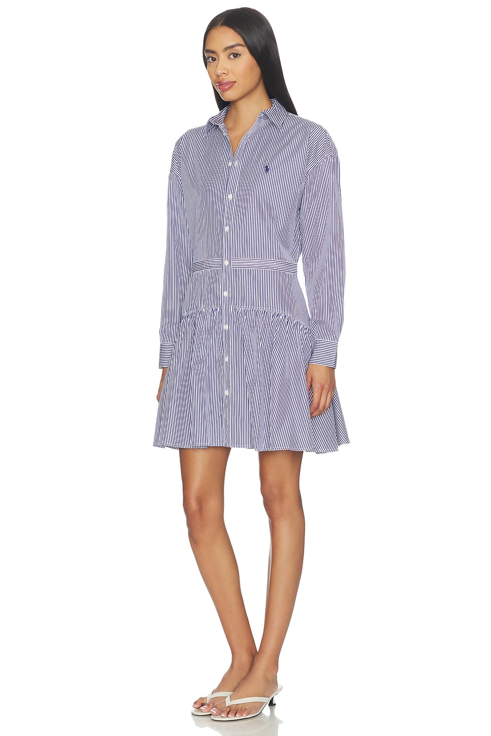 Collared Long Sleeve Dress Polo Ralph Lauren
