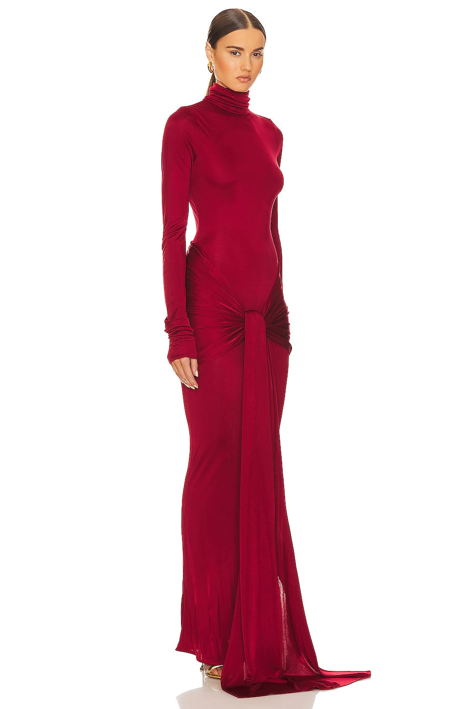 Slinky Jersey Sarong Maxi Dress is Sold Out